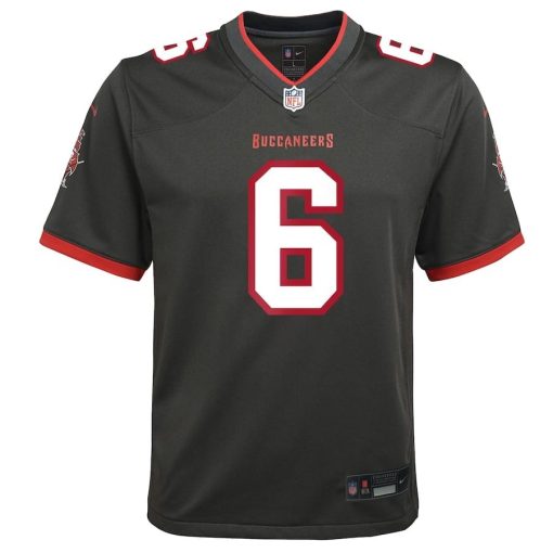 Baker Mayfield Tampa Bay Buccaneers Nike Youth Alternate Game Jersey – Pewter - Image 3