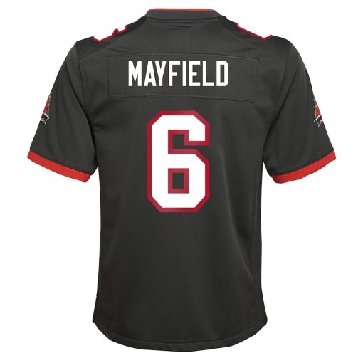 Baker Mayfield Tampa Bay Buccaneers Nike Youth Alternate Game Jersey – Pewter - Image 2