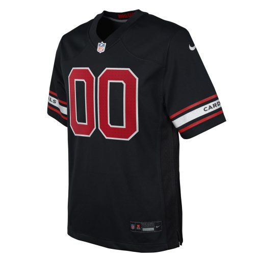 Arizona Cardinals Nike Youth Alternate Custom Game Jersey – Black - Image 2