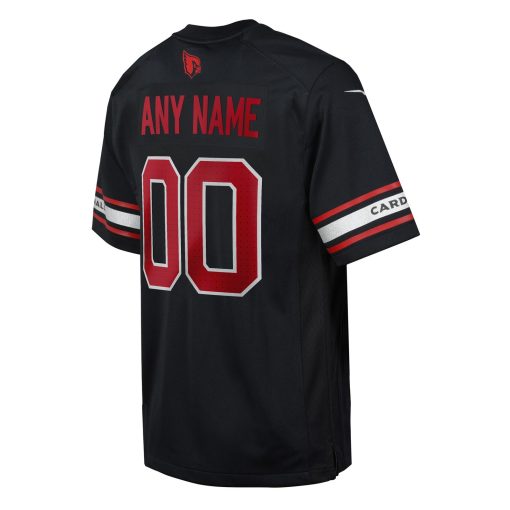 Arizona Cardinals Nike Youth Alternate Custom Game Jersey – Black - Image 3