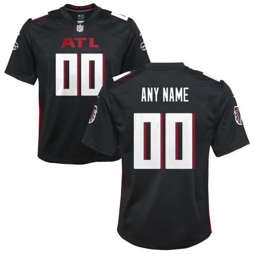Atlanta Falcons Nike Youth Custom Game Jersey – Black