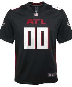 Alternative view of Atlanta Falcons Nike Youth Custom Game Jersey – Black