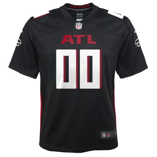 Atlanta Falcons Nike Youth Custom Game Jersey – Black - Image 2