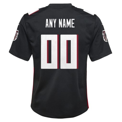 Atlanta Falcons Nike Youth Custom Game Jersey – Black - Image 3