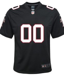 Alternative view of Atlanta Falcons Nike Youth Throwback Custom Game Jersey – Black