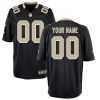 New Orleans Saints Nike Youth Custom Game Jersey – Black