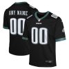 Philadelphia Eagles Nike Youth Alternate Custom Game Jersey – Black