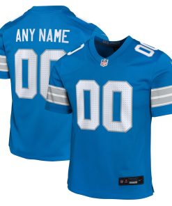 Detroit Lions Nike Youth Custom Game Jersey – Blue