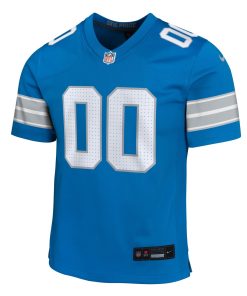 Alternative view of Detroit Lions Nike Youth Custom Game Jersey – Blue