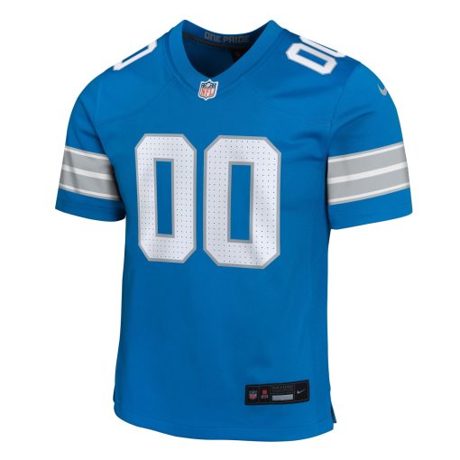 Detroit Lions Nike Youth Custom Game Jersey – Blue - Image 2