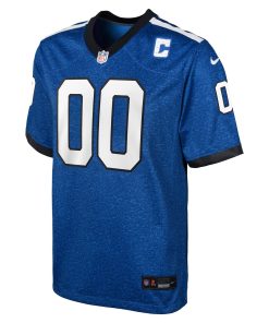 Alternative view of Indianapolis Colts Nike Youth Indiana Nights Alternate Custom Game Jersey – Blue