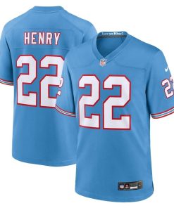 Derrick Henry Tennessee Titans Nike Youth Game Jersey – Light Blue