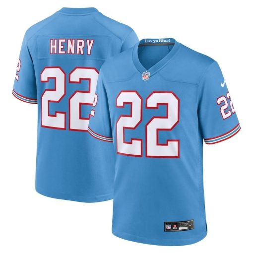 Derrick Henry Tennessee Titans Nike Youth Game Jersey – Light Blue