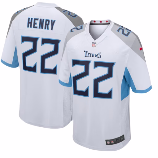 Derrick Henry Tennessee Titans Nike Youth Game Jersey – White
