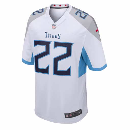 Derrick Henry Tennessee Titans Nike Youth Game Jersey – White - Image 2