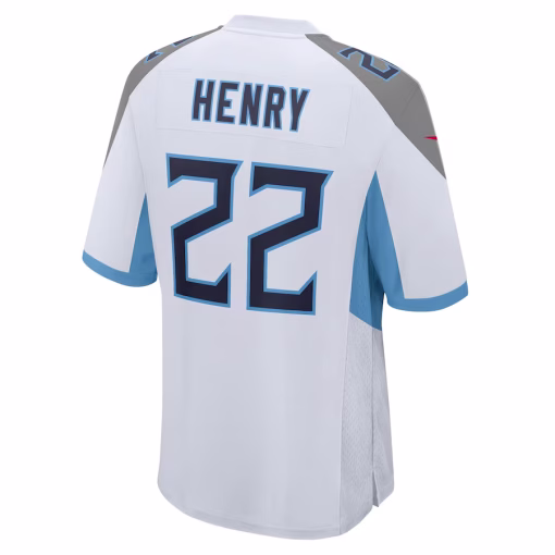 Derrick Henry Tennessee Titans Nike Youth Game Jersey – White - Image 3