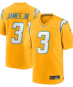 Derwin James Jr. Los Angeles Chargers Nike Youth Alternate Charger Power Game Player Jersey – Gold