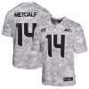 DK Metcalf Seattle Seahawks Nike Youth 2024 Salute to Service Game Jersey – Arctic Camo