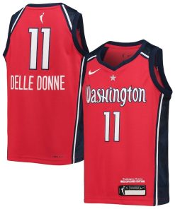Elena Delle Donne Washington Mystics Nike Youth 2021 Explorer Edition Victory Player Jersey – Red