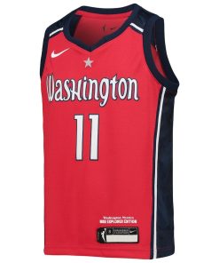 Alternative view of Elena Delle Donne Washington Mystics Nike Youth 2021 Explorer Edition Victory Player Jersey – Red