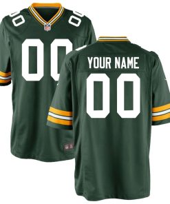 Green Bay Packers Nike Youth Custom Game Jersey – Green