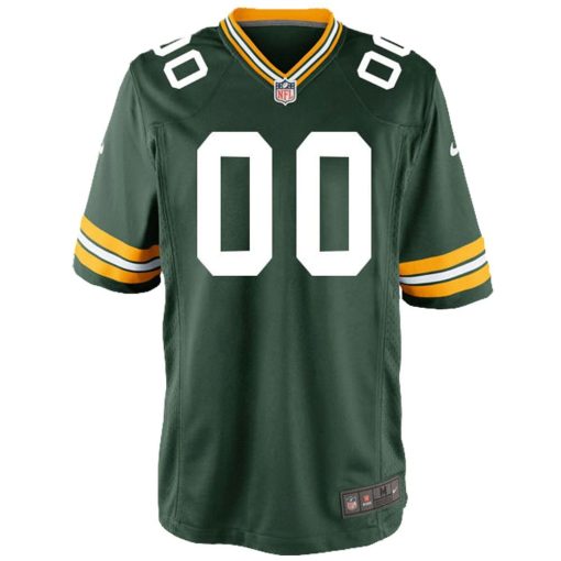 Green Bay Packers Nike Youth Custom Game Jersey – Green - Image 2