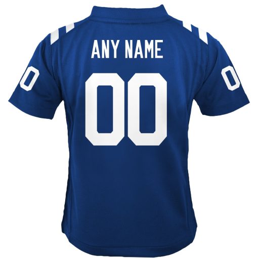 Nike Indianapolis Colts Youth Custom Game Jersey – Royal - Image 3