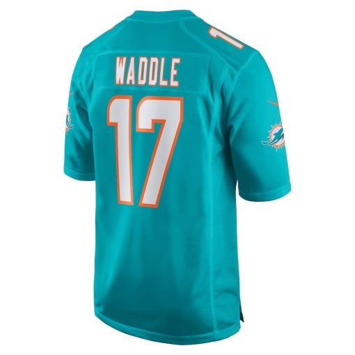 Jaylen Waddle Miami Dolphins Nike Youth Game Jersey – Aqua - Image 3