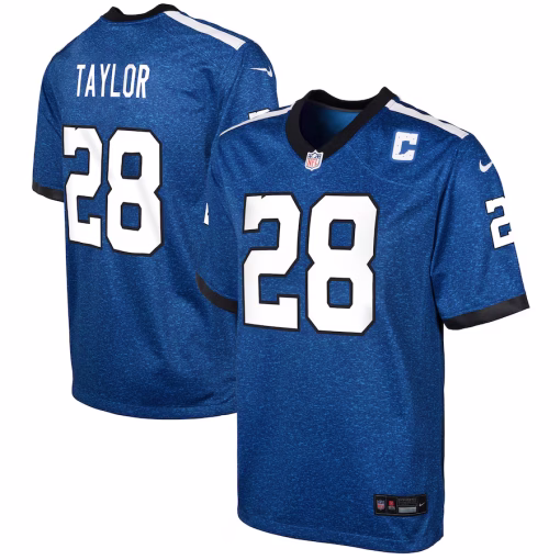 Jonathan Taylor Indianapolis Colts Nike Youth Game Jersey – Blue