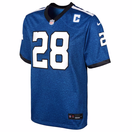 Jonathan Taylor Indianapolis Colts Nike Youth Game Jersey – Blue - Image 2