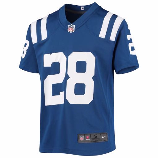 Jonathan Taylor Indianapolis Colts Nike Youth Game Jersey – Royal - Image 3