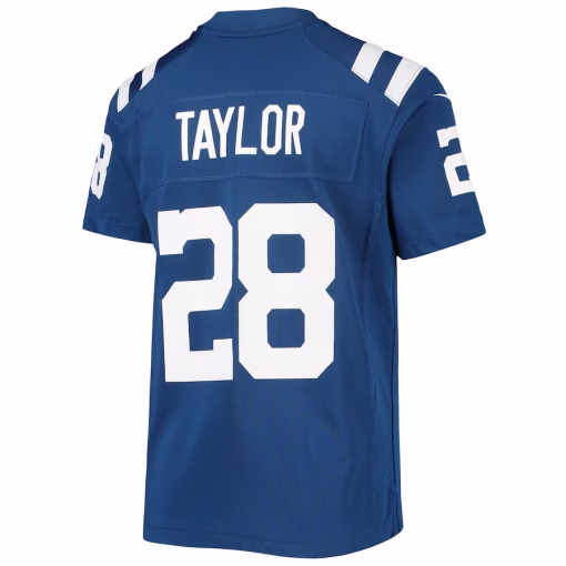 Jonathan Taylor Indianapolis Colts Nike Youth Game Jersey – Royal - Image 2