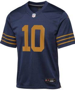Alternative view of Jordan Love Green Bay Packers Nike Youth The 1923 Classic Game Jersey – Navy