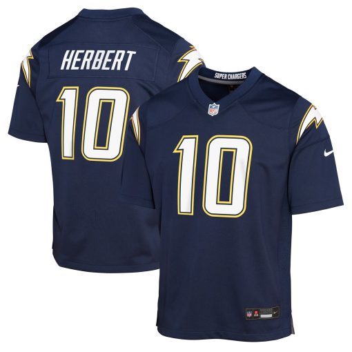 Justin Herbert Los Angeles Chargers Nike Youth Alternate Super Chargers Game Player Jersey – Navy