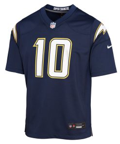 Alternative view of Justin Herbert Los Angeles Chargers Nike Youth Alternate Super Chargers Game Player Jersey – Navy