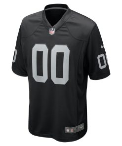 Alternative view of Nike Las Vegas Raiders Youth Custom Game Jersey – Black