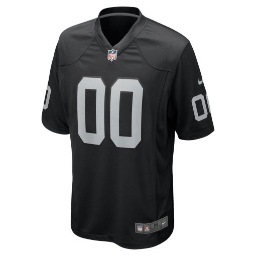 Nike Las Vegas Raiders Youth Custom Game Jersey – Black - Image 2