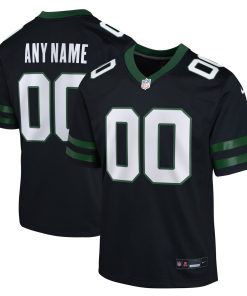 New York Jets Nike Youth Alternate Custom Game Jersey – Legacy Black