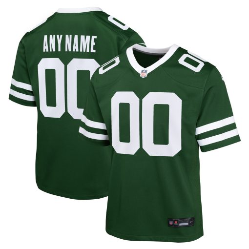 New York Jets Nike Youth Custom Game Jersey –  Legacy Green