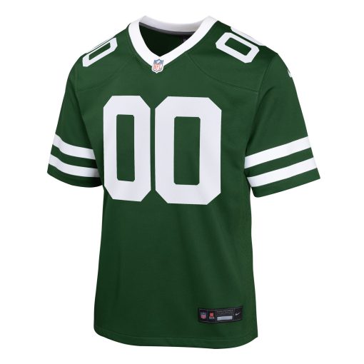 New York Jets Nike Youth Custom Game Jersey –  Legacy Green - Image 2
