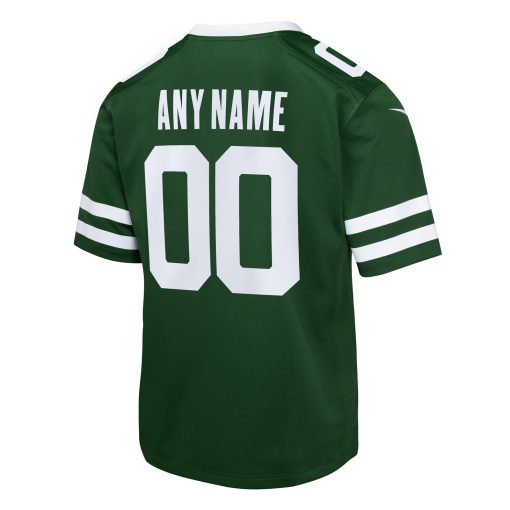 New York Jets Nike Youth Custom Game Jersey –  Legacy Green - Image 3