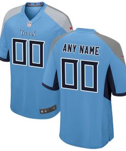 Tennessee Titans Nike Youth Alternate Custom Game Jersey – Light Blue