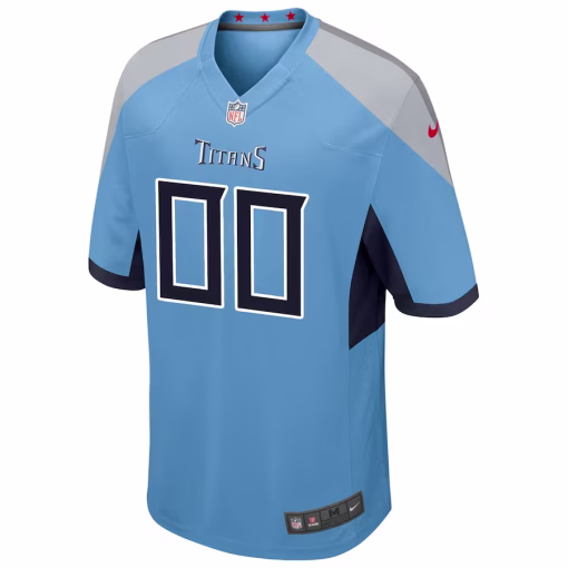 Tennessee Titans Nike Youth Alternate Custom Game Jersey – Light Blue - Image 3