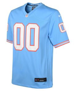 Alternative view of Tennessee Titans Nike Youth Oilers Throwback Custom Game Jersey – Light Blue