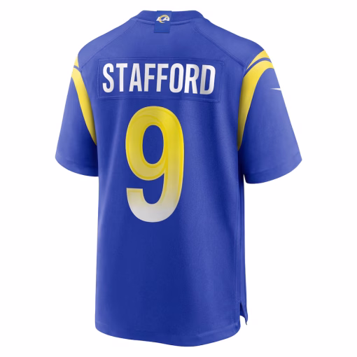 Matthew Stafford Los Angeles Rams Nike Youth Game Jersey – Royal - Image 3