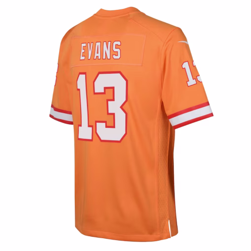 Mike Evans Tampa Bay Buccaneers Nike Youth Game Jersey – Orange - Image 3