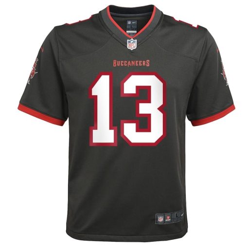 Mike Evans Tampa Bay Buccaneers Nike Youth Game Jersey – Pewter - Image 3