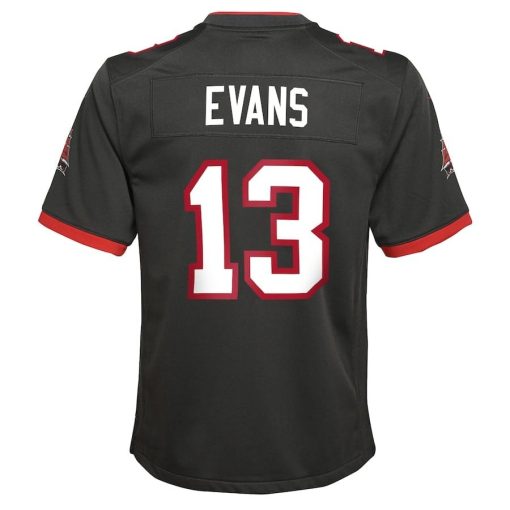 Mike Evans Tampa Bay Buccaneers Nike Youth Game Jersey – Pewter - Image 2