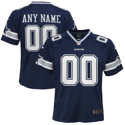 Dallas Cowboys Nike Youth Custom Game Jersey – Navy