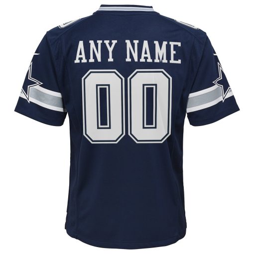 Dallas Cowboys Nike Youth Custom Game Jersey – Navy - Image 3